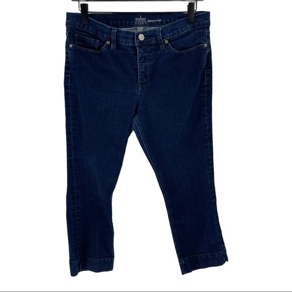 Soho NY & Co Denim Skinny Crop Jeans Size 10 - Picture 6 of 9